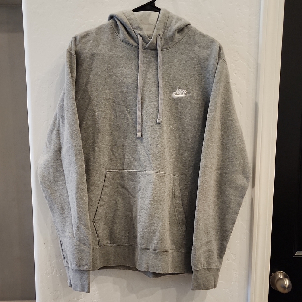 Nike Men's Heather Gray Hoodie